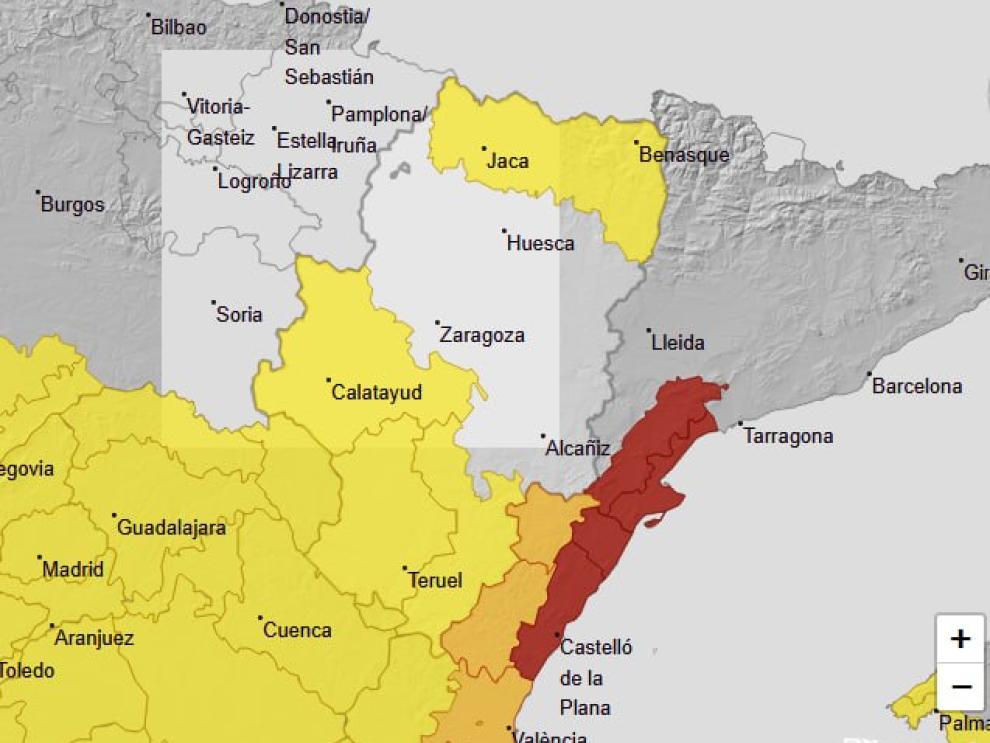 Avisos por lluvias para este viernes.