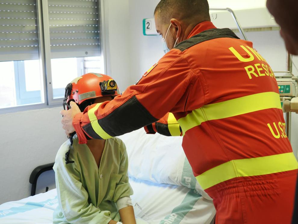 Los niños han disfrutado durante las visitas sorpresa que han tenido durante la Fiesta del Infantil
