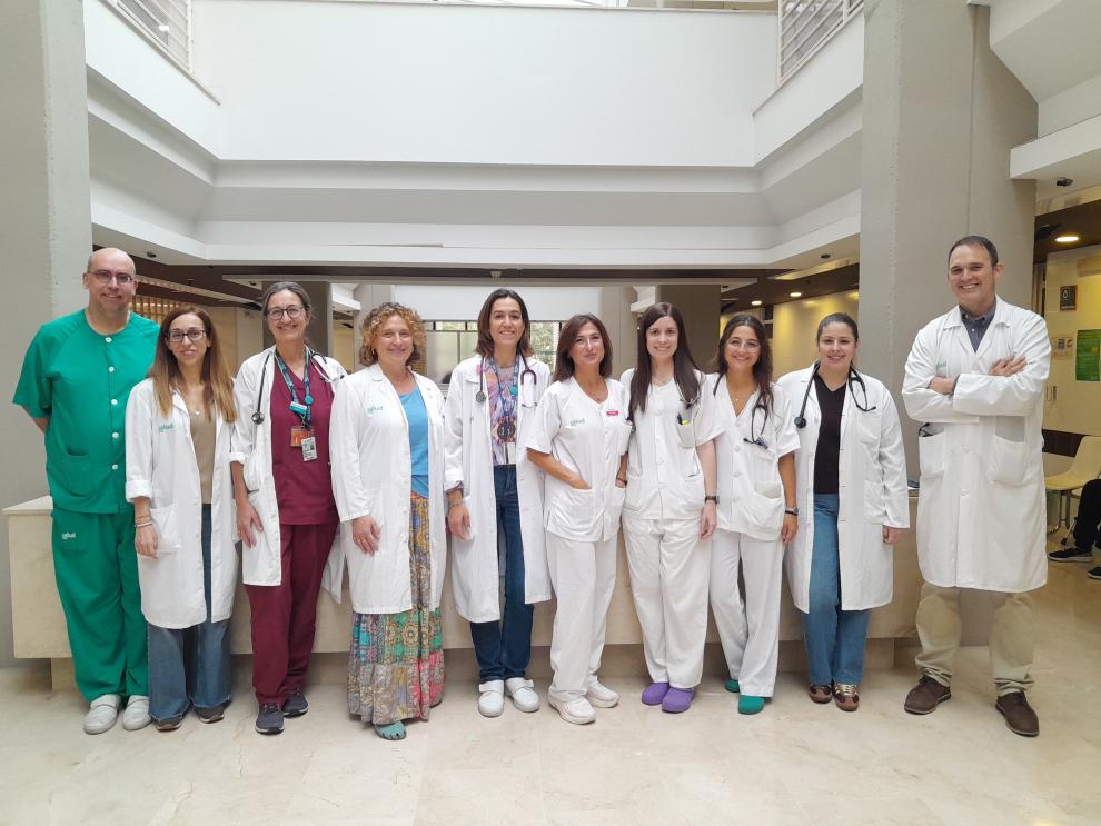 Miembros de la Unidad Multidisciplinar de Insuficiencia Cardiaca del Hospital Clínico Universitario Lozano Blesa de Zaragoza