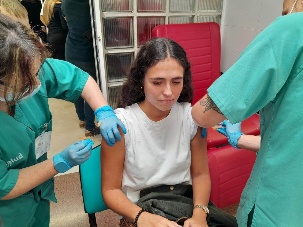 Jornada de vacunación a estudiantes de Ciencias de la Salud en el Hospital Clínico de Zaragoza
