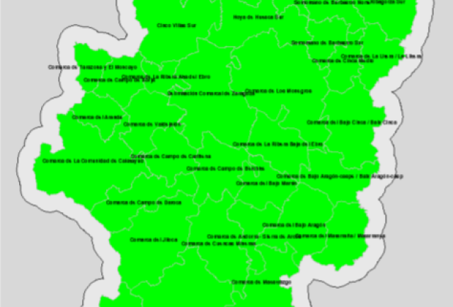 Mapa de Índice de Riego de Incendios 13-01-2018